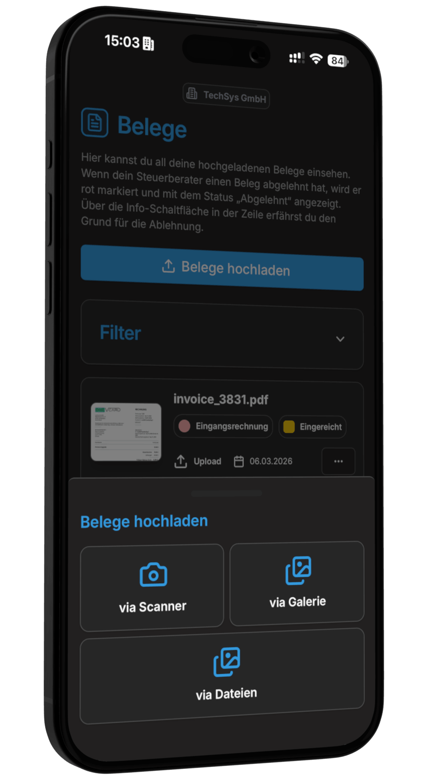 Buchführungsheld App Dashboard Buchführungsheld App Dashboard